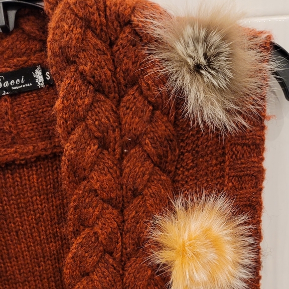 Womens Bacci Sleeveless Cardigan Sweater Size Small - Picture 6 of 12